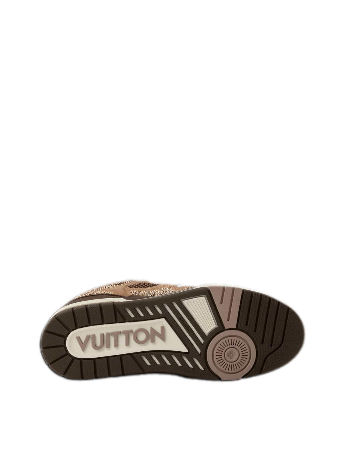 Zapatillas Louis Vuitton LV Skate beige y marrón