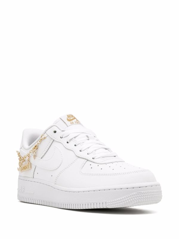 Nike Air Force 1 Bianco oro