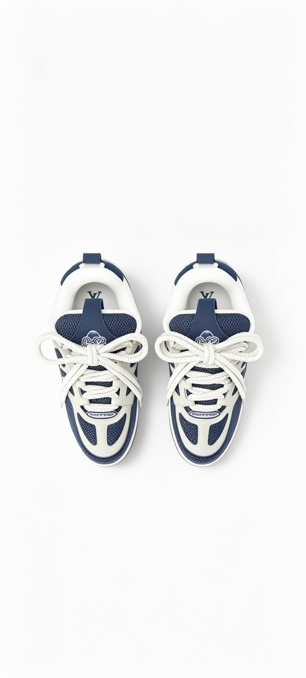 Louis Vuitton Sneaker LV Skate Navy Blu Bianco