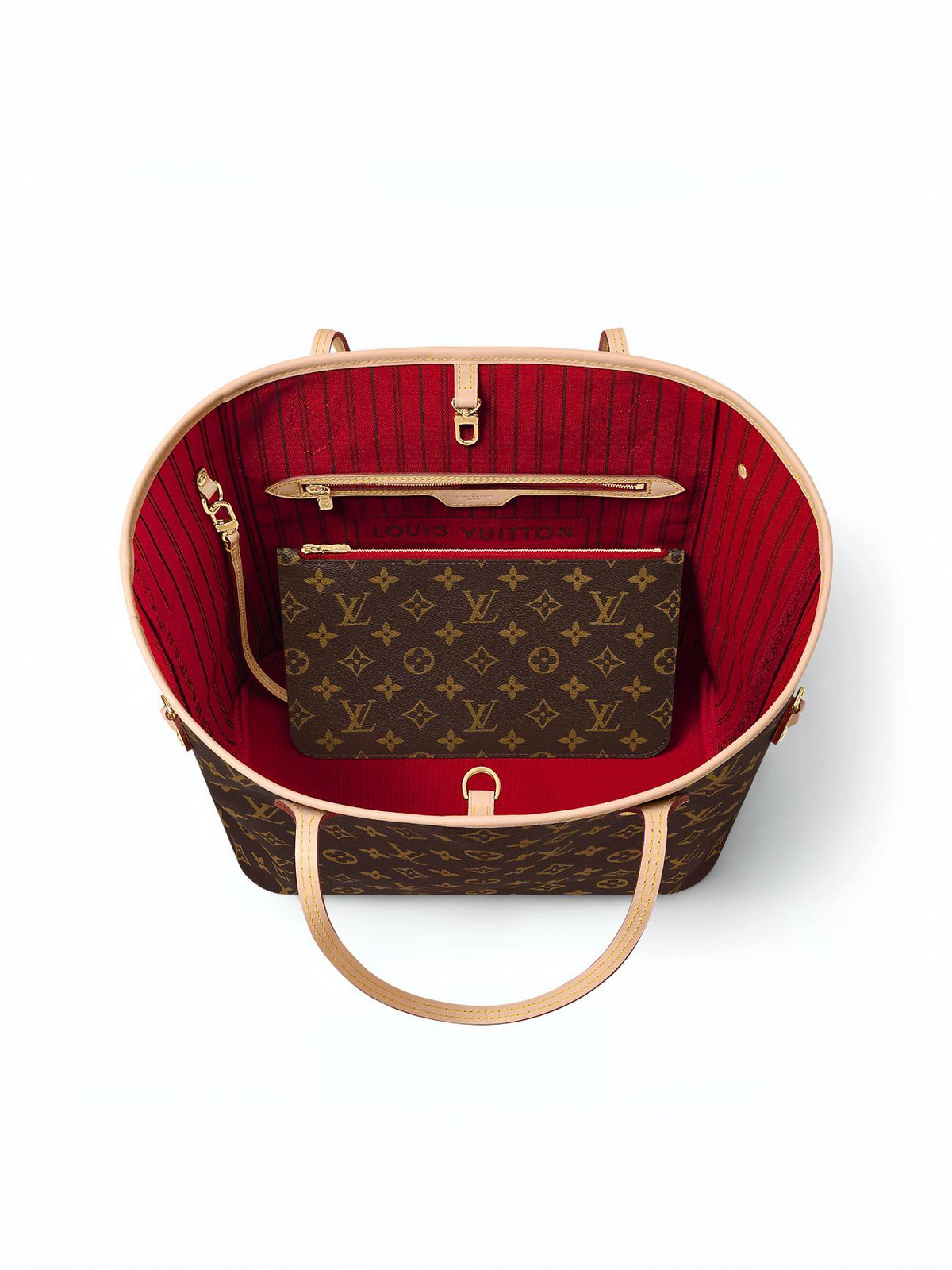 Louis Vuitton Neverfull MM marrone